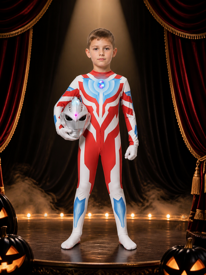Light-Up Ultraman Galaxy Jumpsuit Costume Cosplay Costumes detail 3