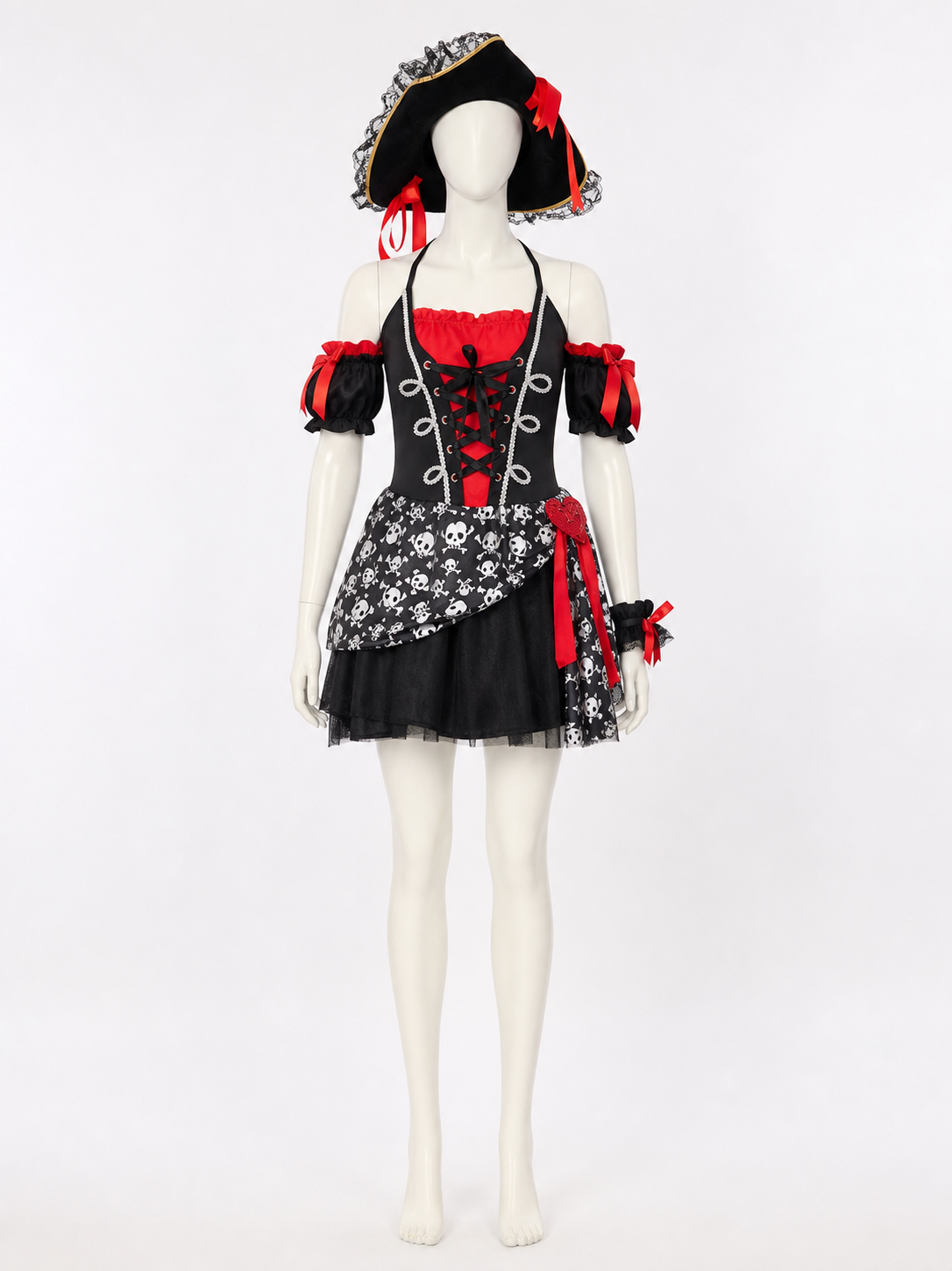 Halloween Pirate Costume with Short Skirt Costumes detail 3