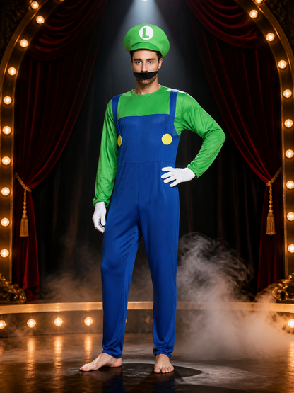 Character Costume with Long Sleeves for Cosplay and Masquerade