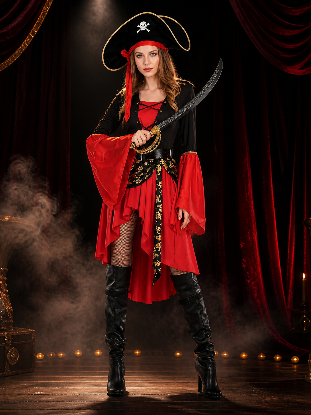 Pirate Carnival Costume for Halloween Cosplay