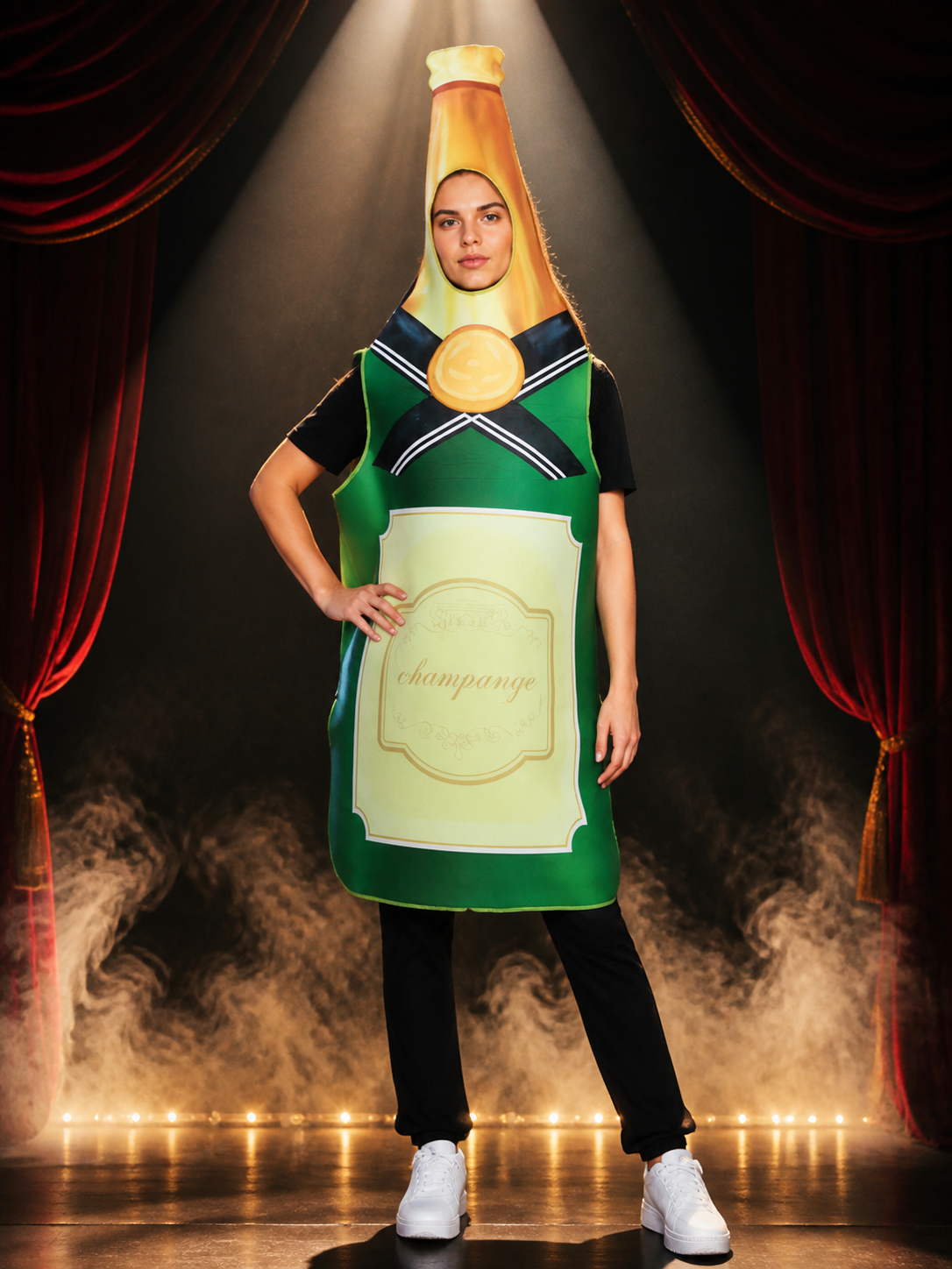 Champagne Bottle Costume, Carnival Costume for Halloween Costumes detail 3