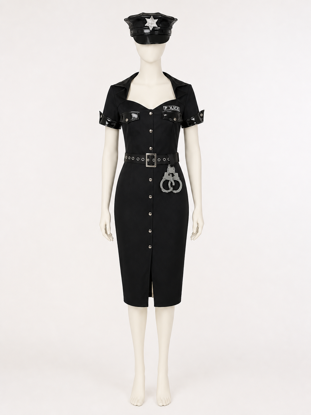 Women's Police Officer Costume for Halloween Costumes detail 3