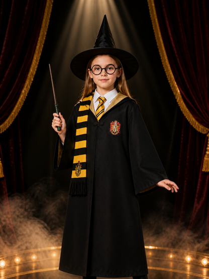 Harry Potter Hufflepuff Robe for Cosplay and Performances