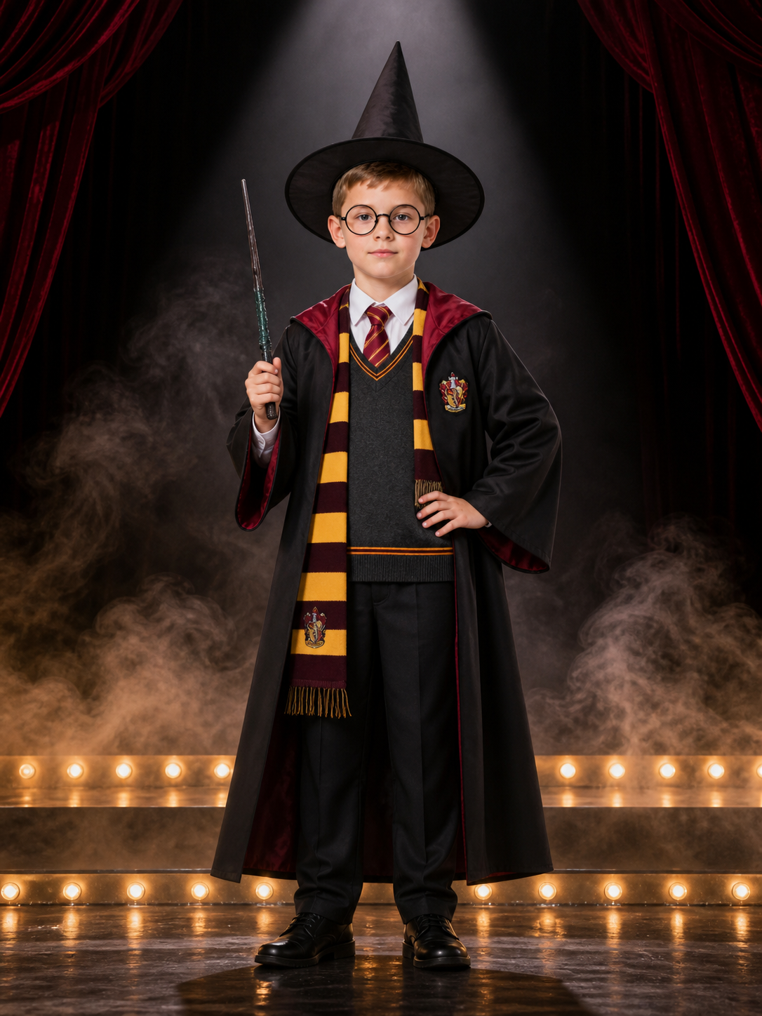 Harry Potter Robe, Wizard Costume for Cosplay Costumes detail 3