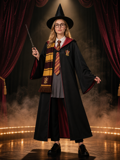 Harry Potter Gryffindor Robe for Cosplay and Halloween Costumes detail 3