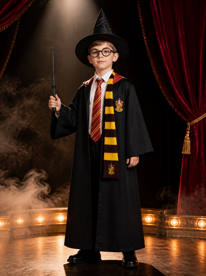 Academic Wizard Costume with Robe and Accessories Costume Accessories detail 3