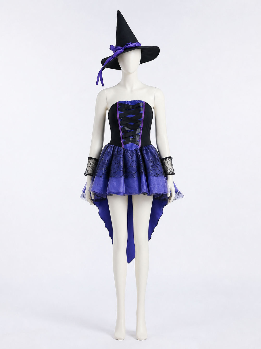Women's Witch Halloween Costume with Hat Costume Headwear detail 3