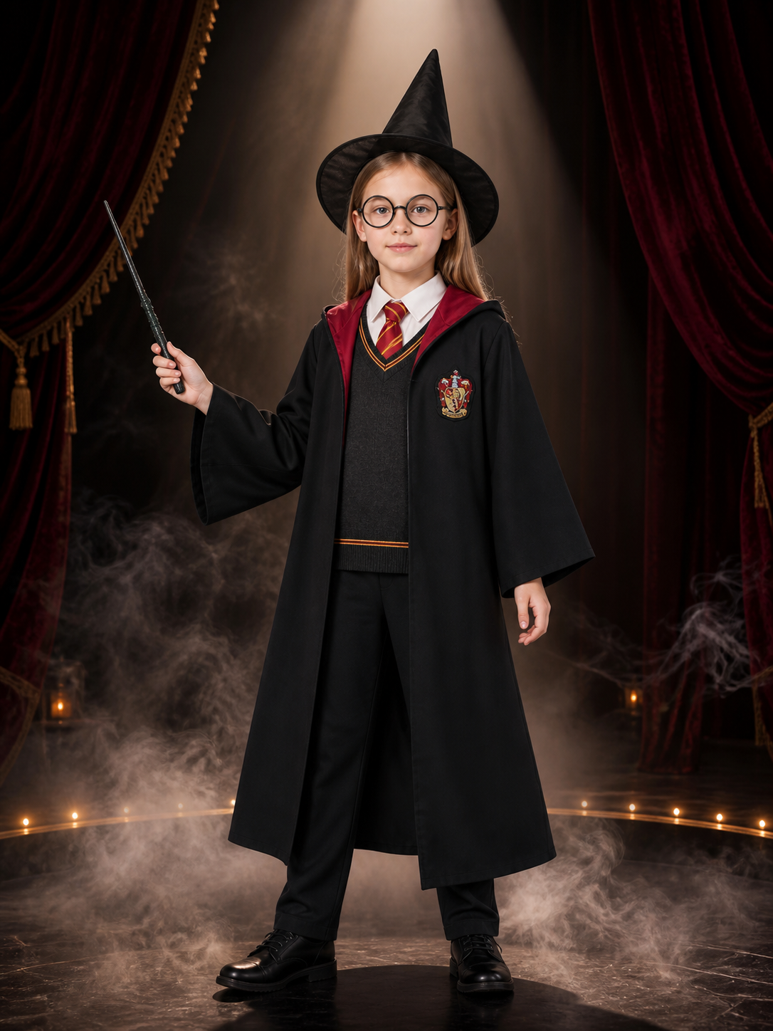 Harry Potter Gryffindor Robe Carnival Costume Costumes detail 3