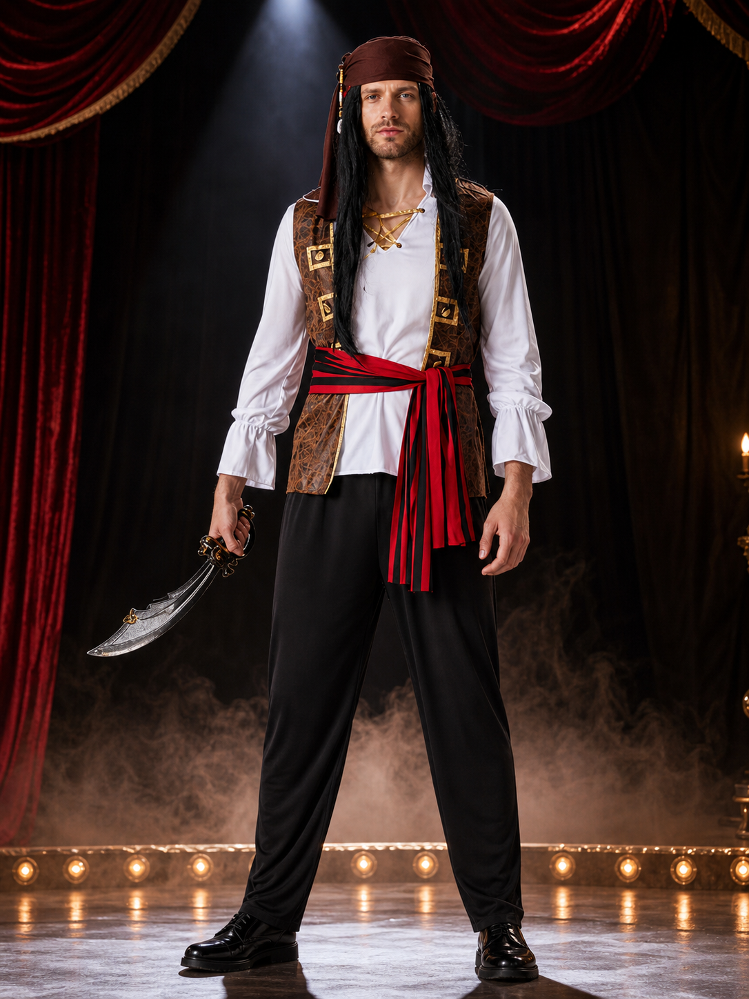 Pirate Carnival Costume for Halloween Cosplay Costumes detail 3