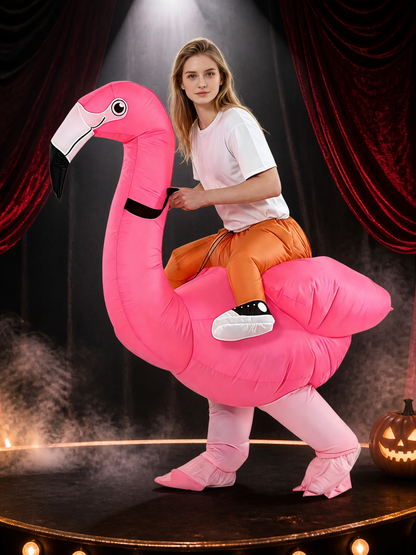 Funny Inflatable Flamingo Costume for Halloween Christmas Costumes detail 3