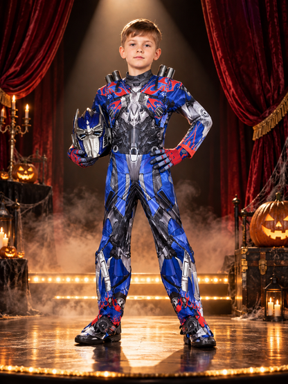 Kids' Robot Carnival Costume with Mask and Gloves