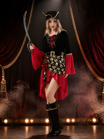 Women's Pirate Costume W-0274 for Cosplay Costumes detail 3