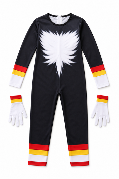 Kids' Black Cosplay Carnival Costume for Halloween