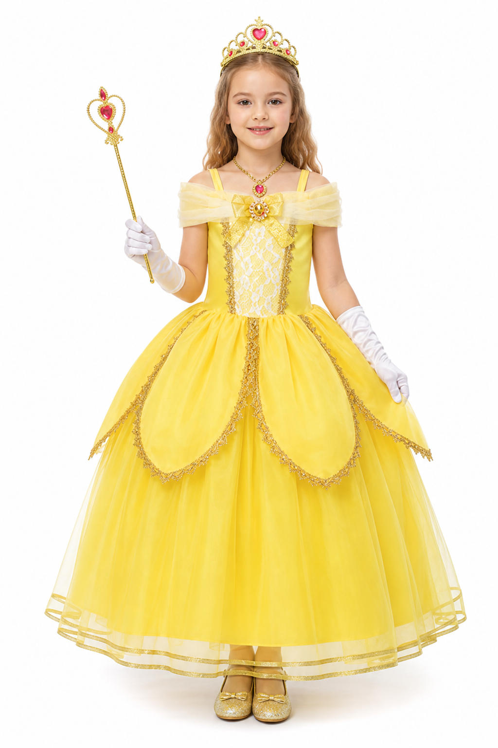 Golden Princess Costume Set