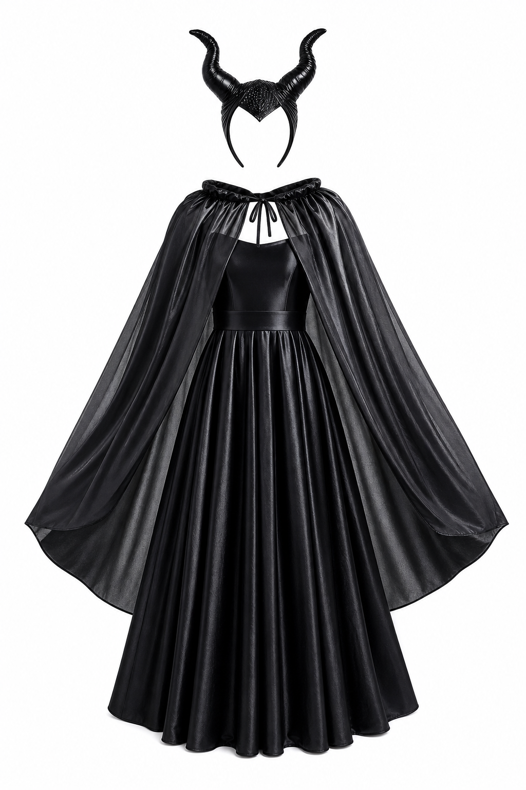 Carnival Costume Set: Horns and Cape