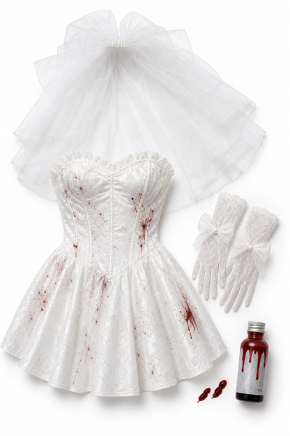 Zombie Bride Costume for Halloween and Masquerade