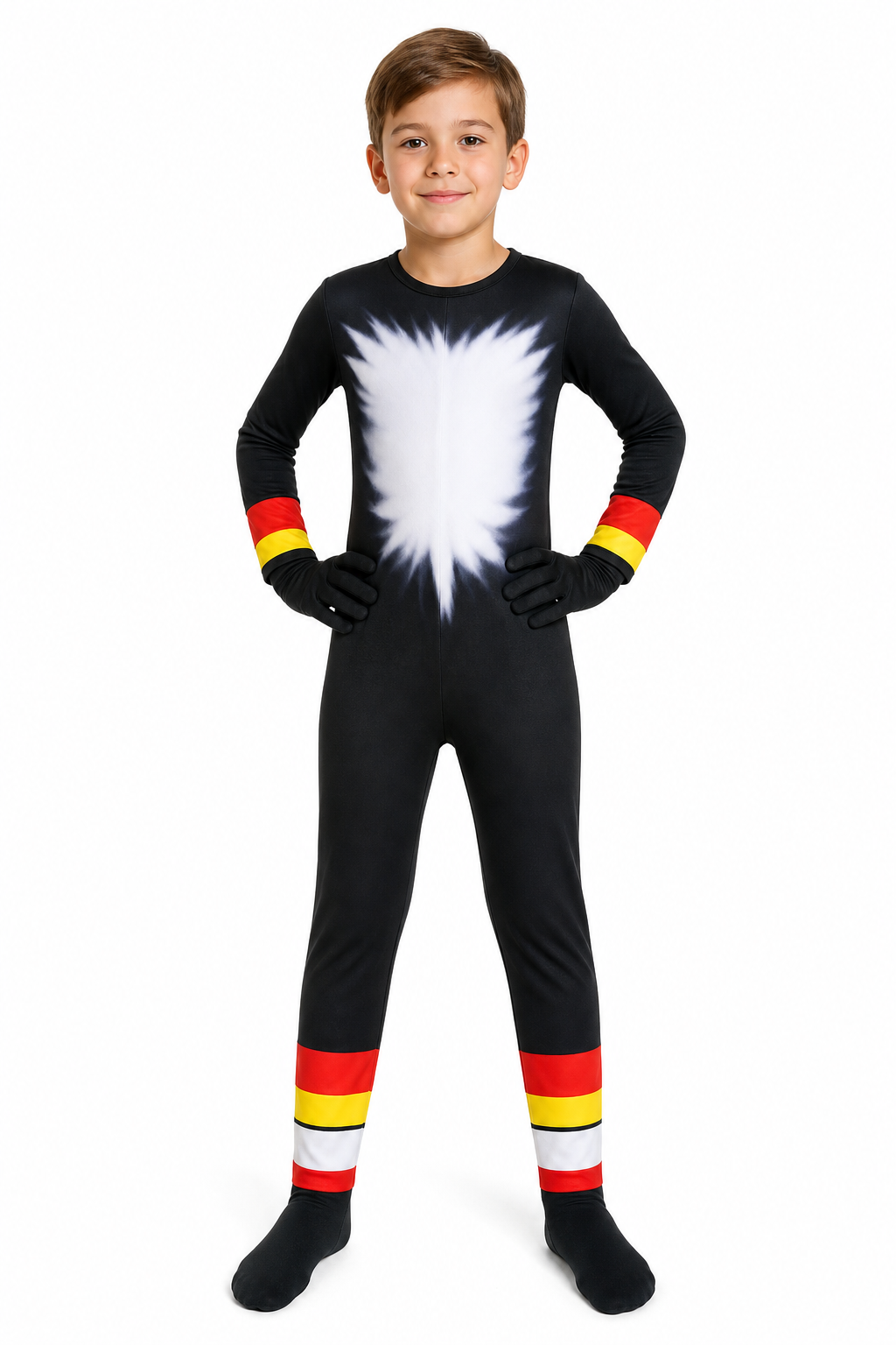 Kids' Black Cosplay Carnival Costume for Halloween