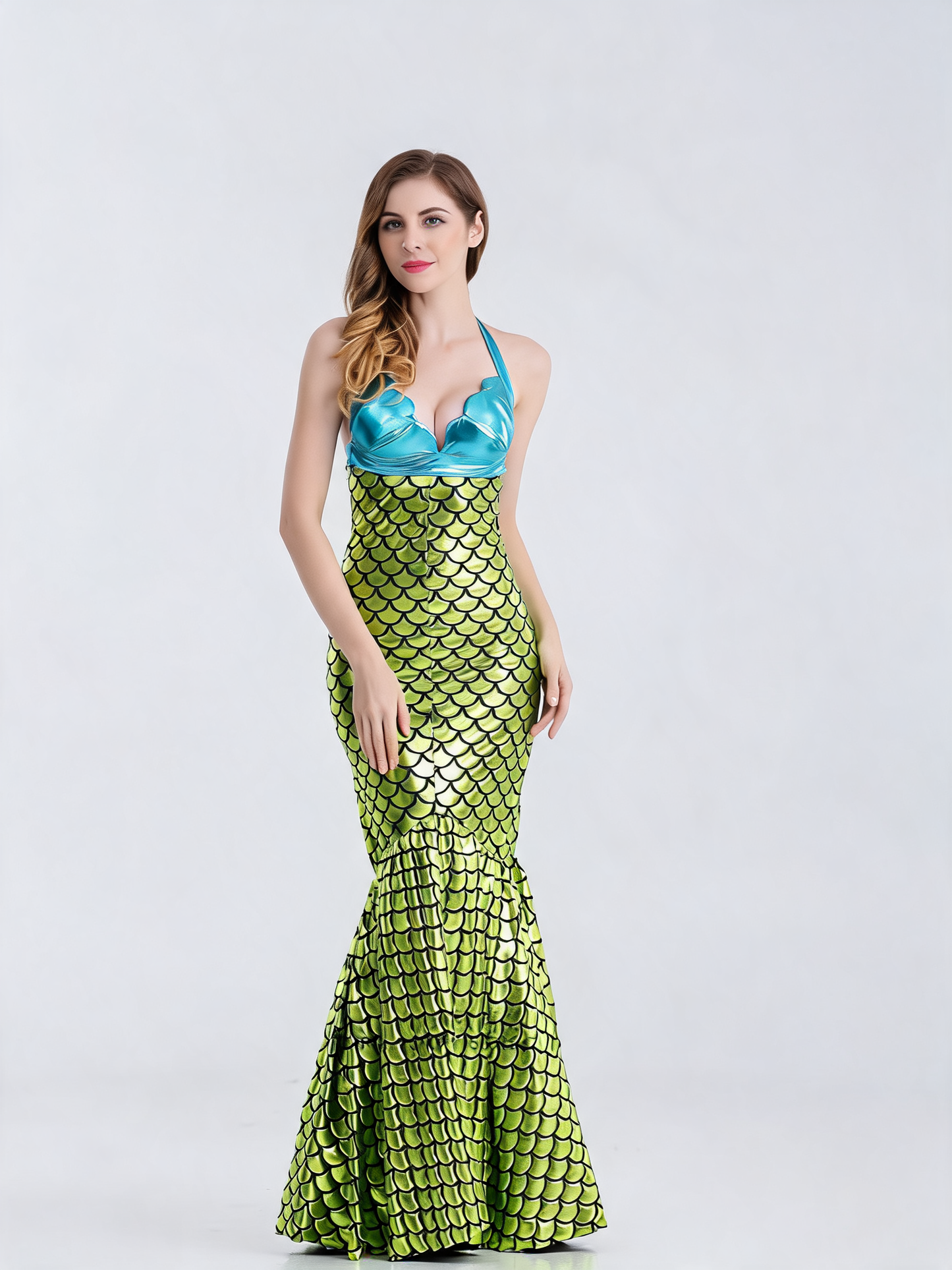 Sparkling Mermaid Costume for Masquerade and Halloween