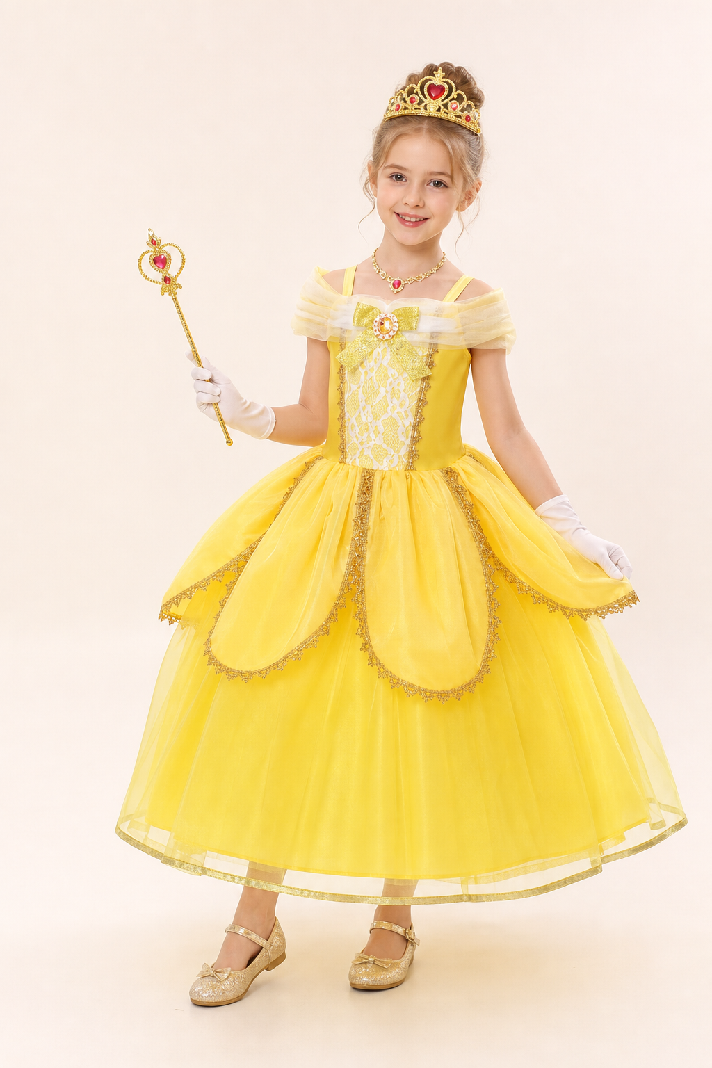Golden Princess Costume Set