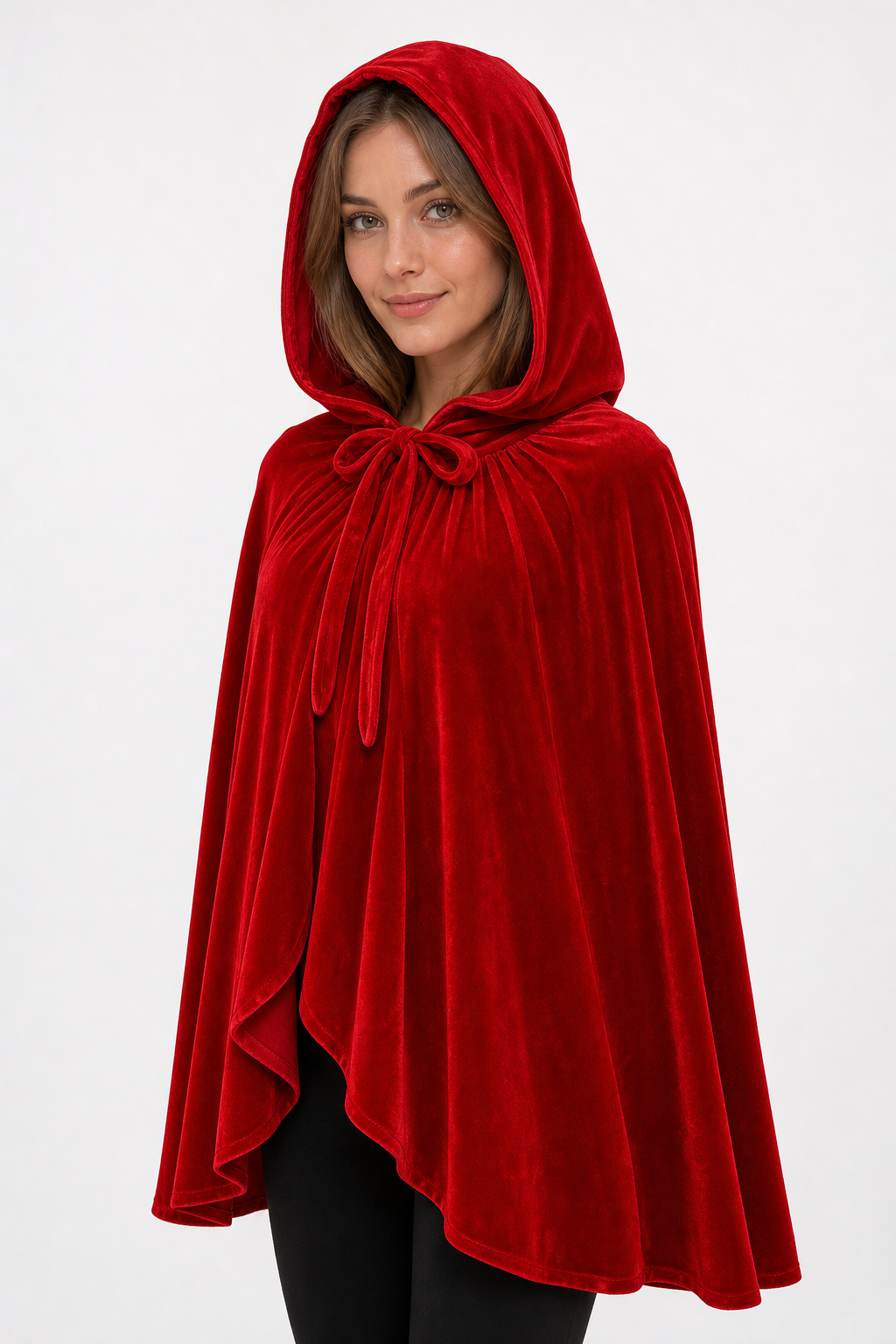 Red Hooded Cloak for Cosplay
