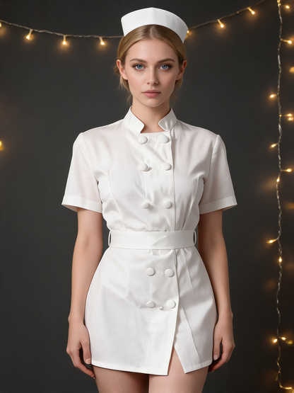 White Nurse Costume for Halloween