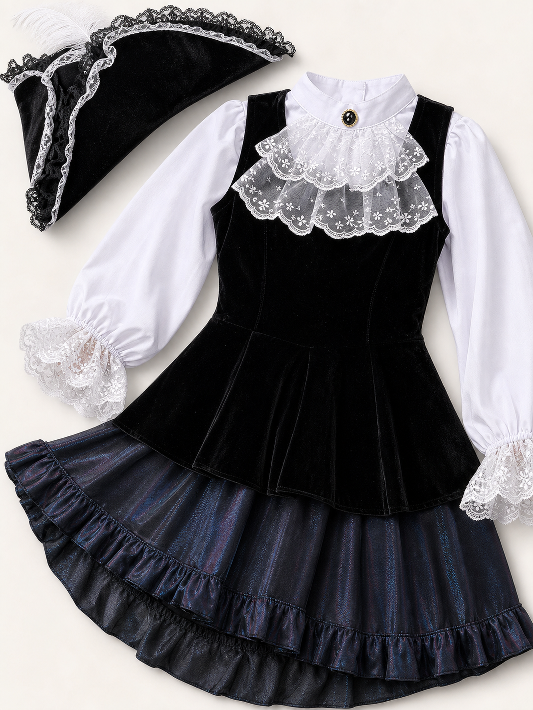 Halloween Pirate Costume with Vest