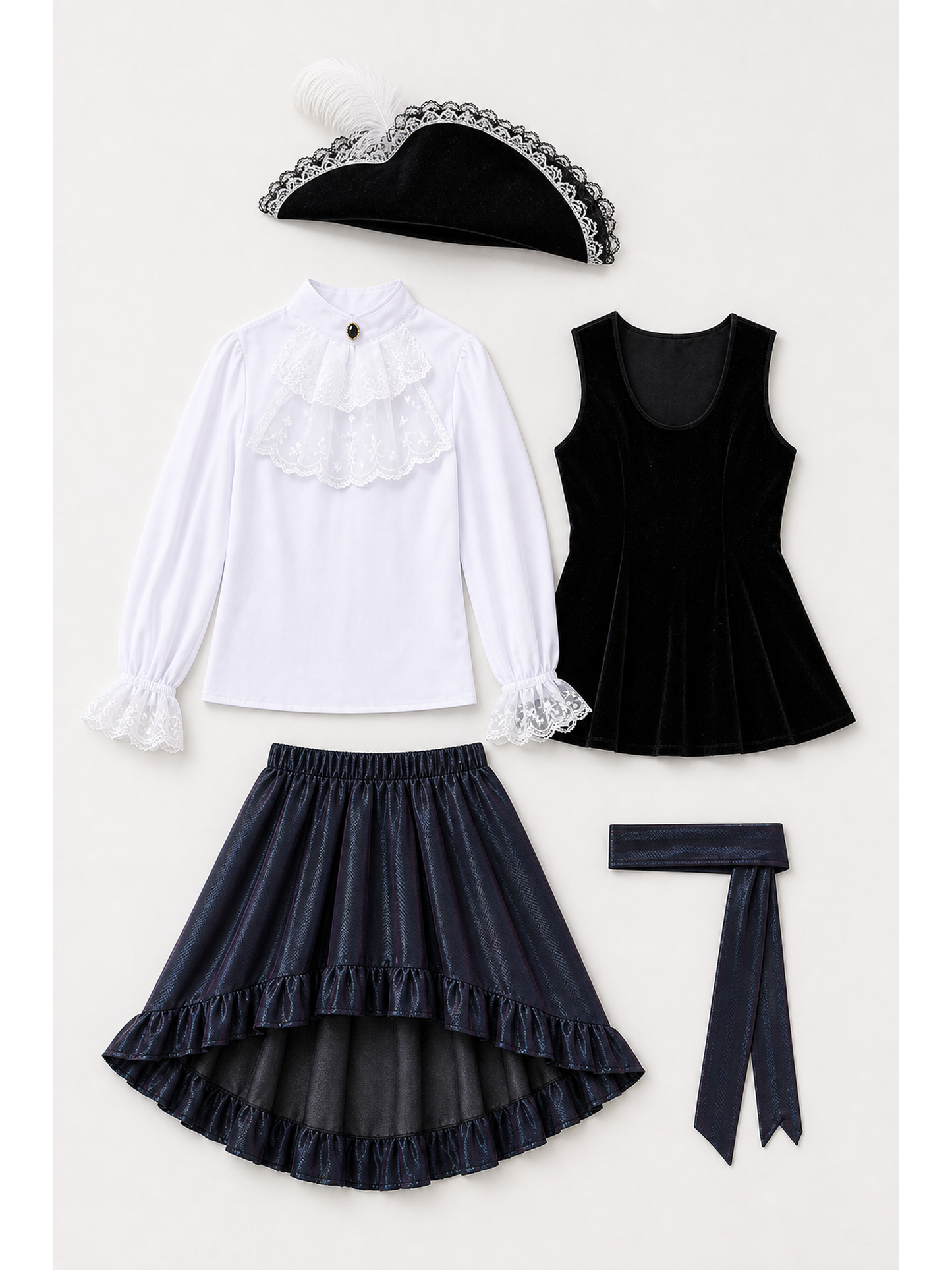 Halloween Pirate Costume with Vest