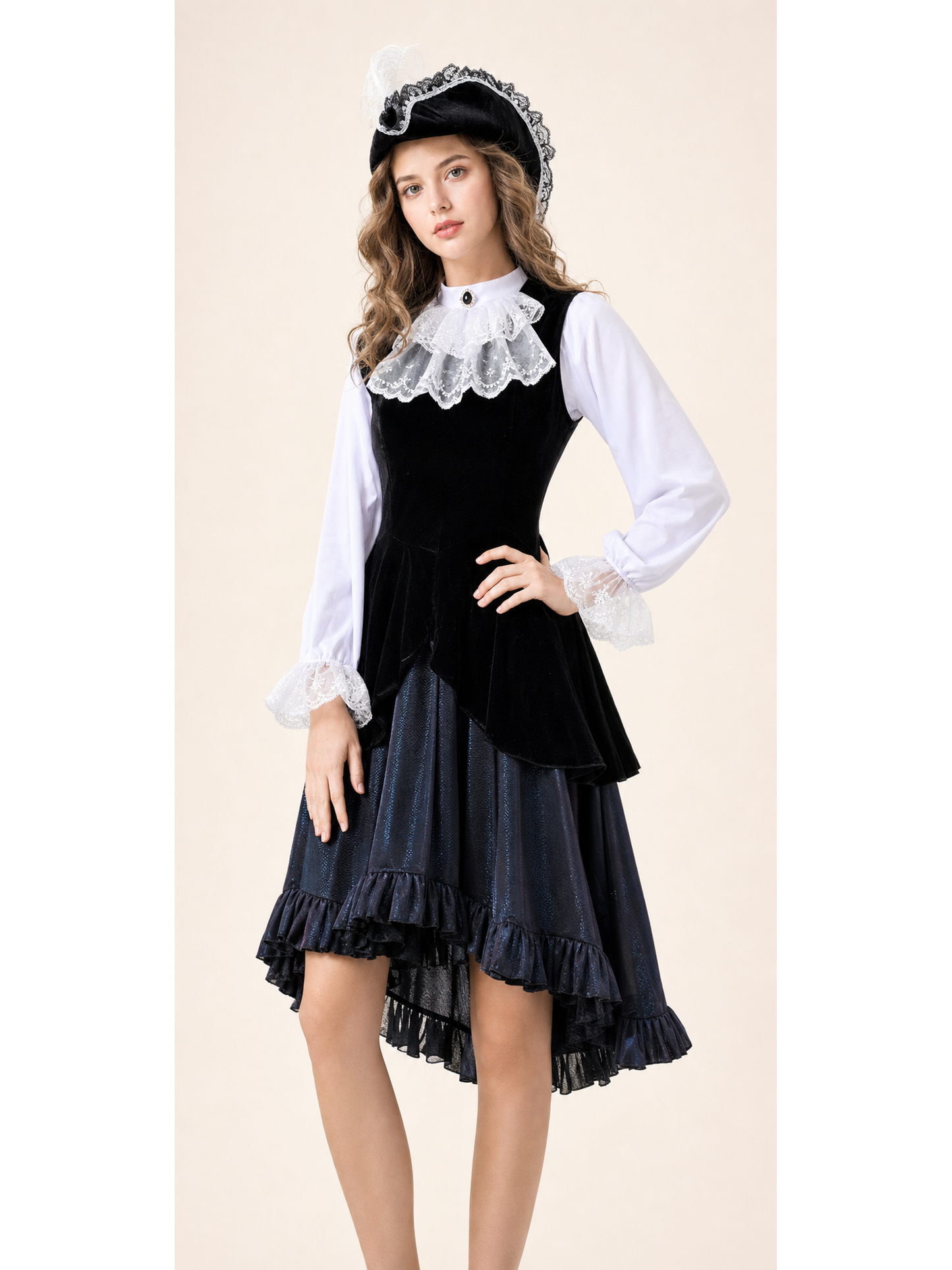 Halloween Pirate Costume with Vest