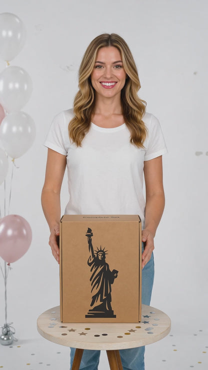 Statue of Liberty Costume Dress with Crown