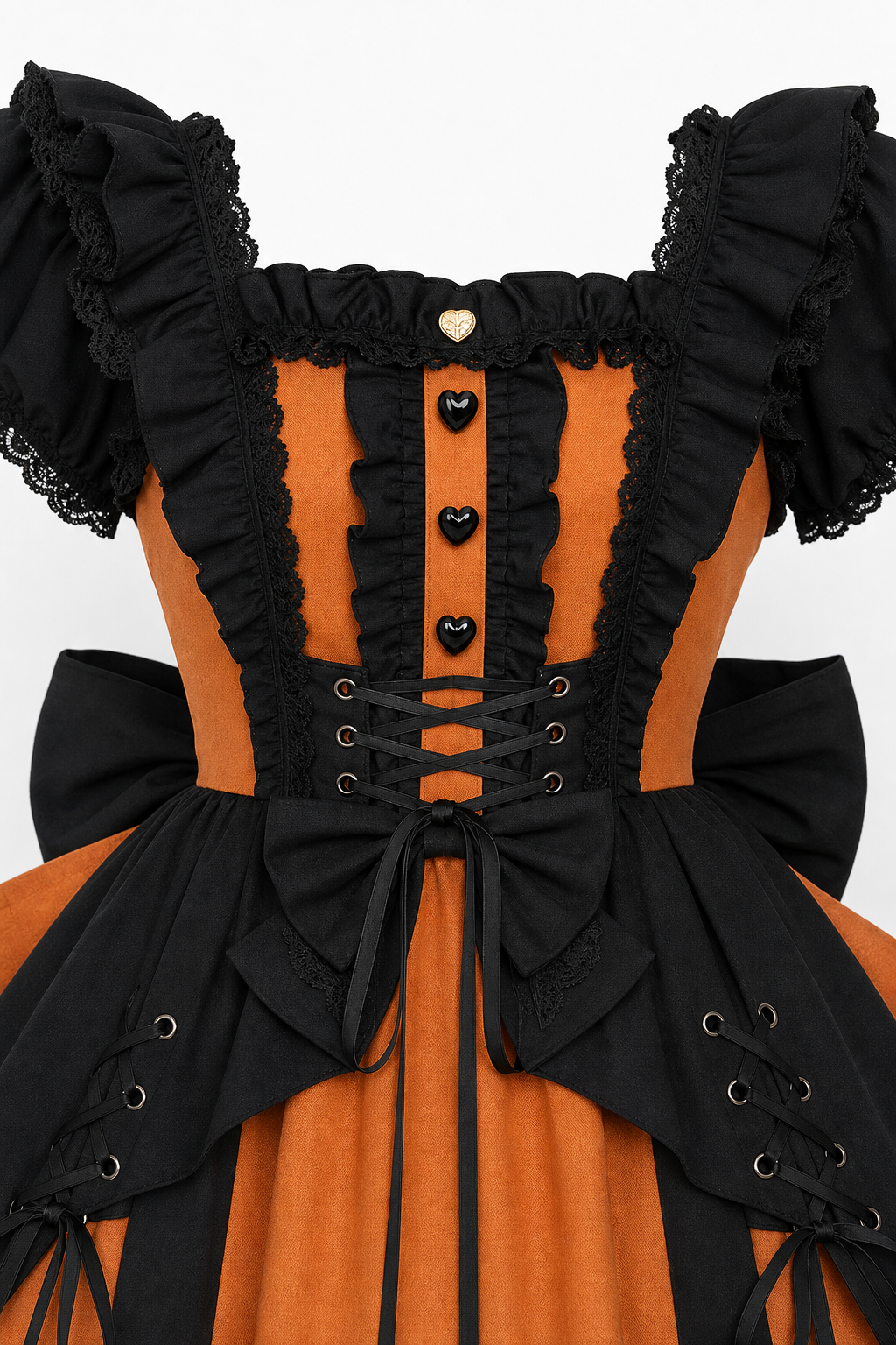 Orange Pumpkin Lolita Dress for Halloween