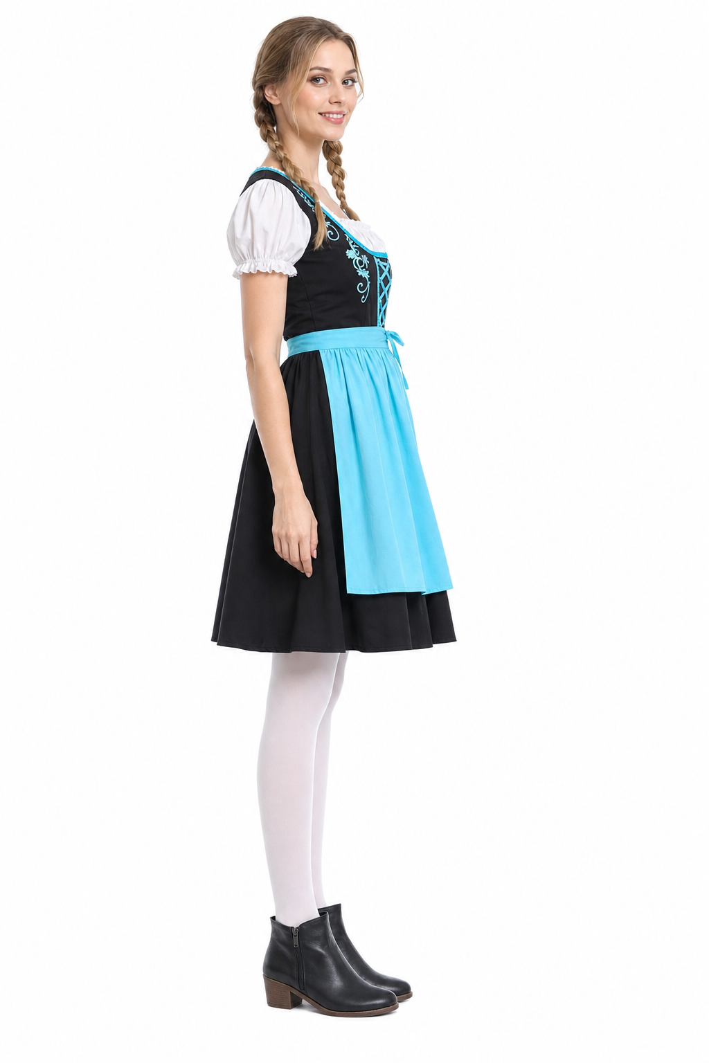 Bavarian Oktoberfest Costume — Dress with Apron