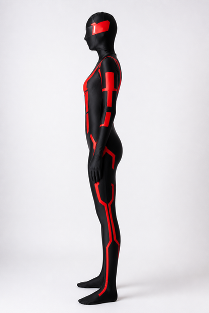 Halloween Cosplay Costume Jumpsuit with Hood