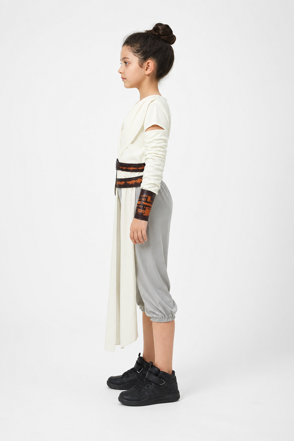 Girls' Rey Kids Costume from Star Wars side view 3