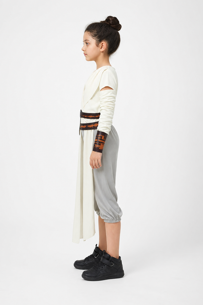 Girls' Rey Kids Costume from Star Wars side view 3
