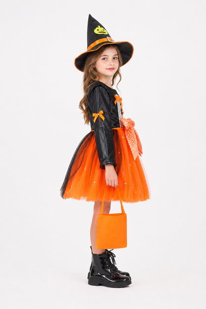Halloween Light-Up Witch Costume Set
