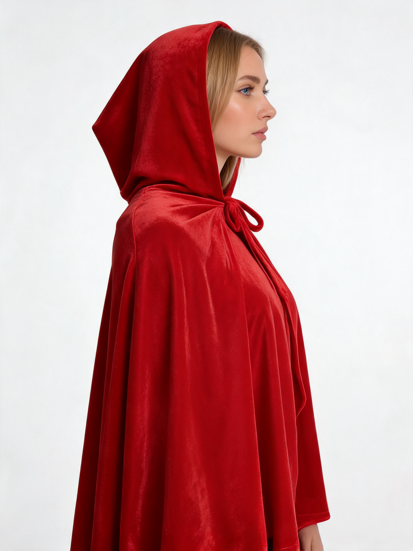 Red Hooded Cloak for Cosplay