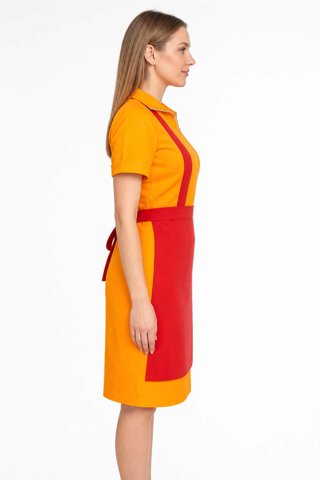 Carnival Waitress Costume with Apron for Halloween