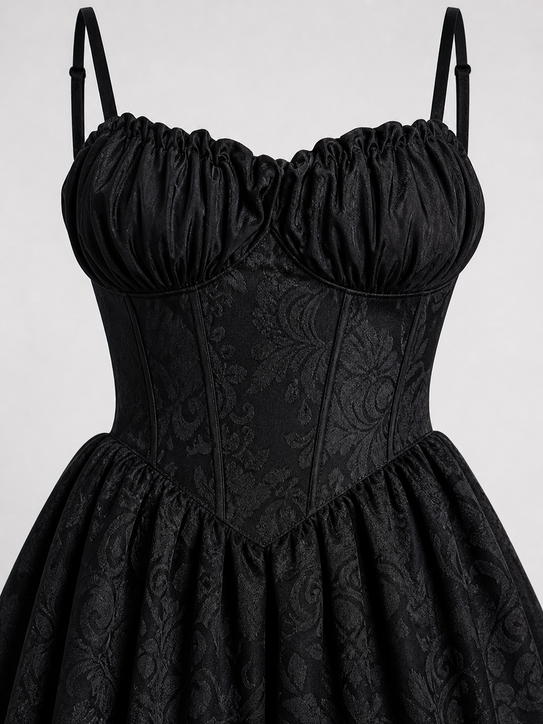 Black Zombie Bride Dress Halloween Costume