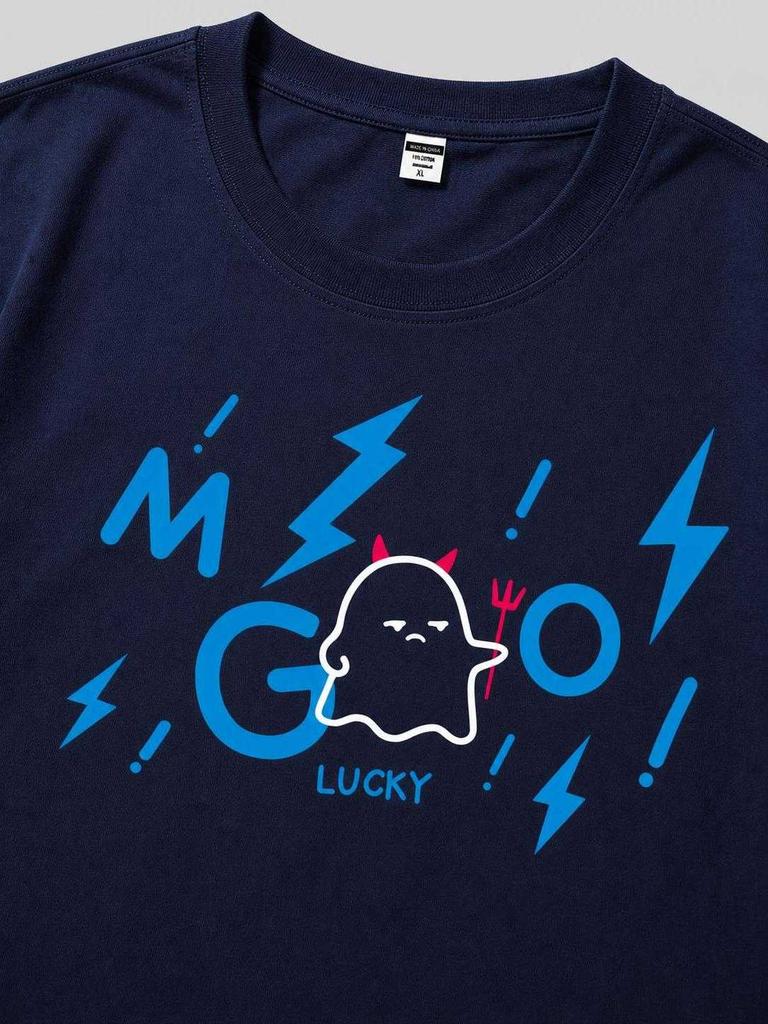 Dark Blue Halloween Graphic T-Shirt