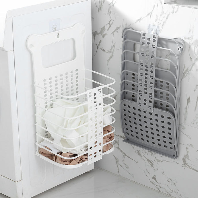 Dirty clothes basket household toy storage basket with clothes storage bucket foldable wall hanging toilet dirty clothes basket
