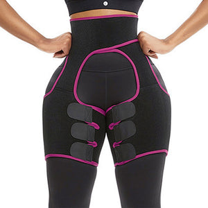 Recortador de cintura de muslo para mujeres-Entrenador de pérdida de peso levantador de glúteos cinturón de soporte de adelgazamiento de elevación de cadera (cintura baja)