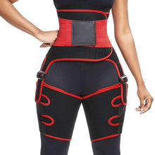 Load image into Gallery viewer, Recortador de cintura de muslo para mujeres-Entrenador de pérdida de peso levantador de glúteos cinturón de soporte de adelgazamiento de elevación de cadera (cintura alta)