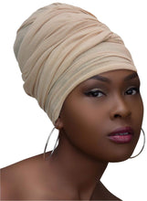 Load image into Gallery viewer, New imitation silk cotton ladies headband, gorgeous rayon shawl, ladies solid color scarf