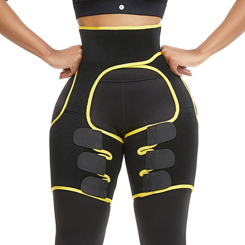 Recortador de cintura de muslo para mujeres-Entrenador de pérdida de peso levantador de glúteos cinturón de soporte de adelgazamiento de elevación de cadera (cintura baja)