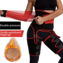 Load image into Gallery viewer, Recortador de cintura de muslo para mujeres-Entrenador de pérdida de peso levantador de glúteos cinturón de soporte de adelgazamiento de elevación de cadera (cintura alta)