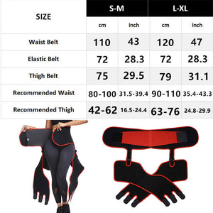 Recortador de cintura de muslo para mujeres-Entrenador de pérdida de peso levantador de glúteos cinturón de soporte de adelgazamiento de elevación de cadera (cintura alta)