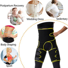 Load image into Gallery viewer, Recortador de cintura de muslo para mujeres-Entrenador de pérdida de peso levantador de glúteos cinturón de soporte de adelgazamiento de elevación de cadera (cintura Media)