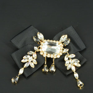Korean college style bow tie bow tie collar flower professional brooch brooch blouse collar flower fabric ribbon neckline accessories