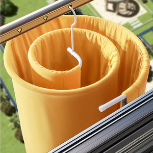 Drying quilt artifact spiral drying rack bed sheet bar high-rise home simple balcony outside cold rotating storage large shelf